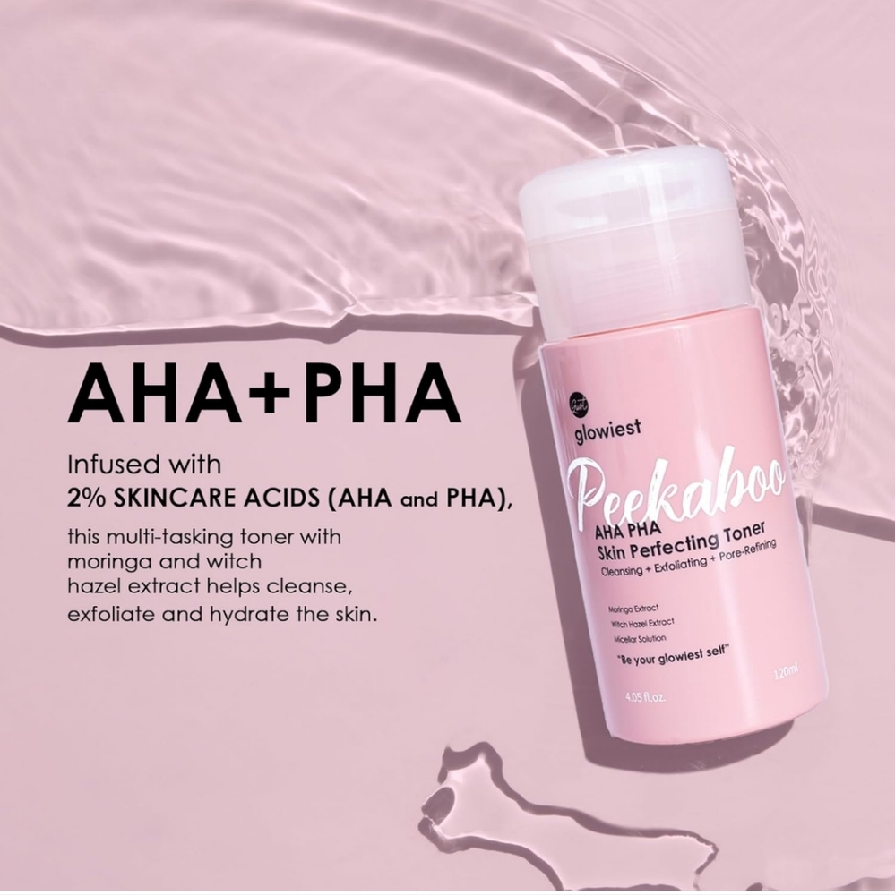 Glowiest Peekaboo Toner cleansing + exfoliating + pore-refining 4.05oz